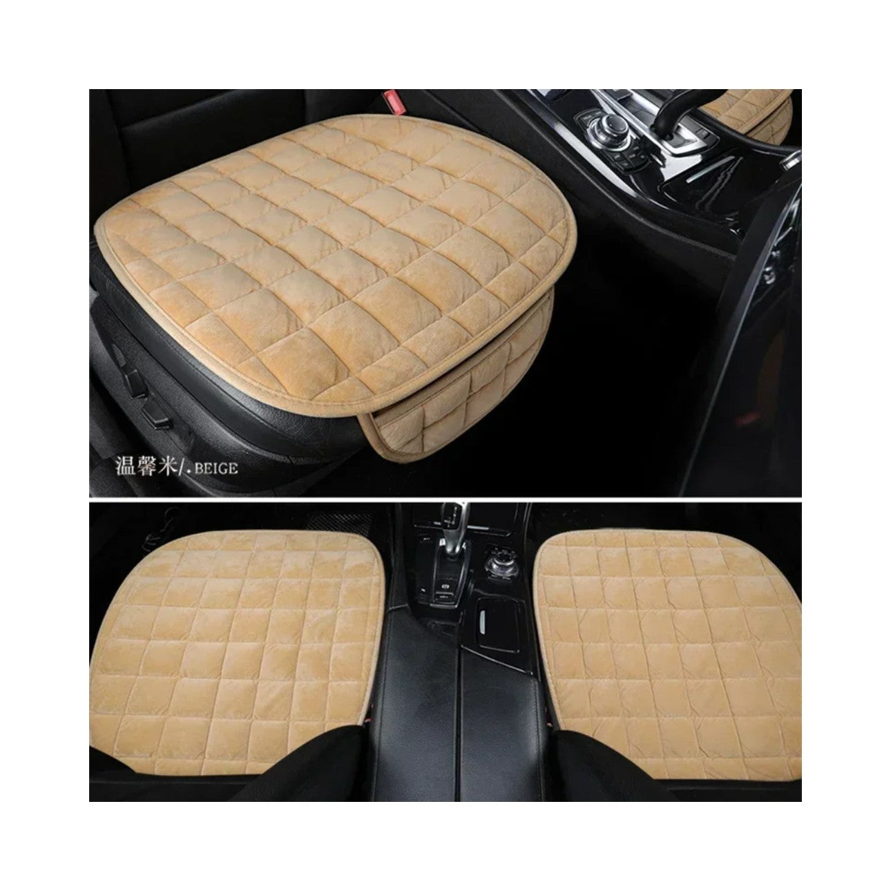 Capa de Assento de Carro de Inverno Almofada Quente Antiderrapante Universal Dianteira para Cadeira Almofada Respirável para Veículo Automóvel Protetor de Carro