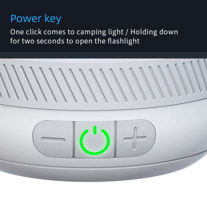 Lanterna de acampamento LED externa LV10 230 horas Recarregável com ímã Acessório de iluminação Luz de emergência portátil