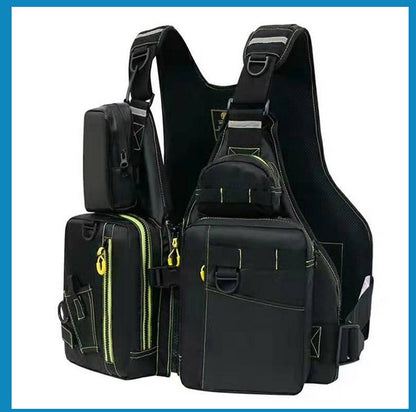 Colete Salva-Vidas Multifuncional Para Pesca ao Ar Livre Um Item Indispensável Para Segurança Vários Bolsos Para Armazenamento Material Flutuante