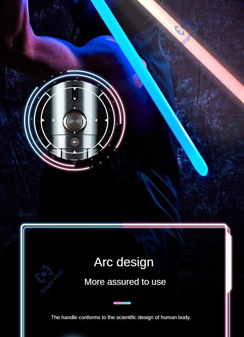 Metal Lightsaber Sword Toys RGB Light Saber 15Color Change Kids Soundfonts Force FX FOC Blaster Toys Jedi Sword Gift
