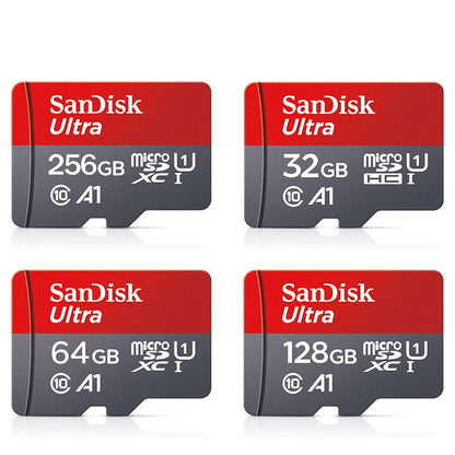 Cartão Micro SD Ultra 128GB 32GB 64GB 256GB 512GB A1 Cartão Micro SD Cartão de Memória Flash TF Classe 10 para Celular