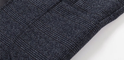 Men's Retro Plaid Suit 2025 High Quality Spring Autumn Leisure Fashion Handsome Business Ironing Top Coat