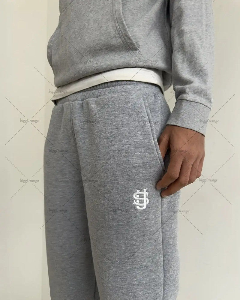 Retro High Street Harajuku Casual Loose Straight Wide-leg Pants Men Y2K American Hip-hop Trendy Brand Oversized Sweatpants Women