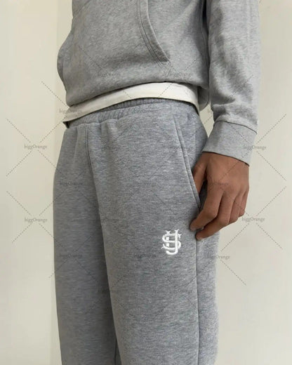 Retro High Street Harajuku Casual Loose Straight Wide-leg Pants Men Y2K American Hip-hop Trendy Brand Oversized Sweatpants Women