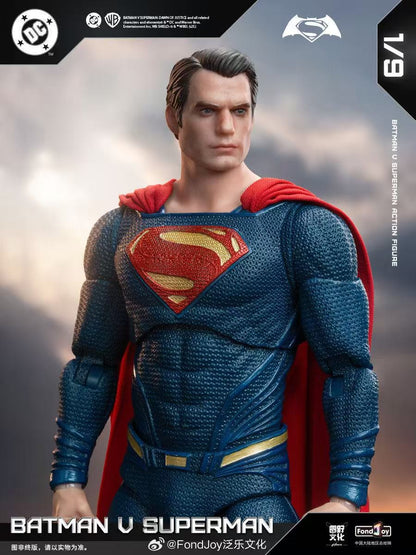 EM ESTOQUE Fondjoy BVS Set Armored Batman Battle Damaged Superman Action Figures 1/9 Batman v Superman?Dawn of Justice DC