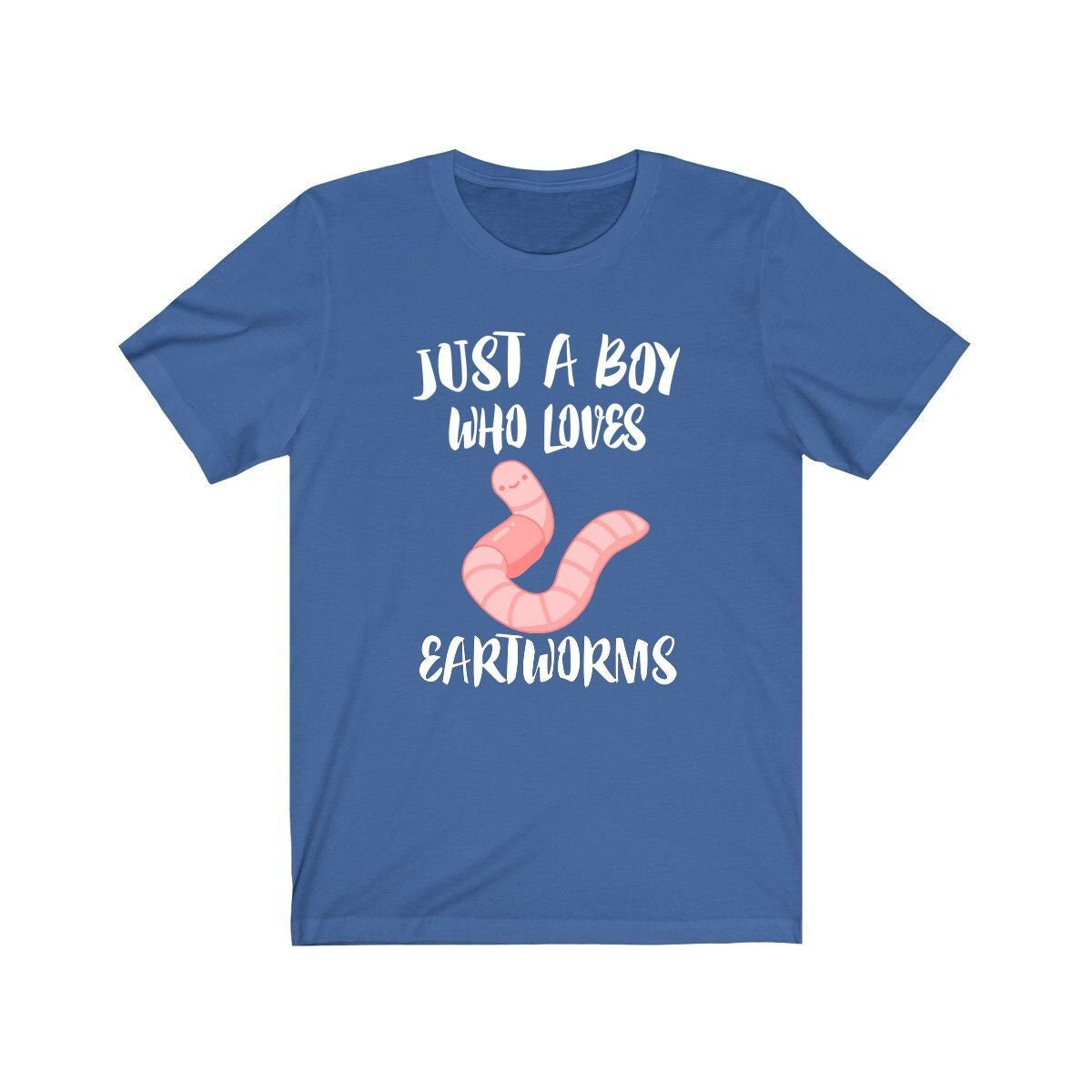 Just A Boy Who Loves Earthworms Shirt, Earthworms Lover Shirt, Worm Shirt, Worm Lover Gift, Animal Adult Kids T-Shirt