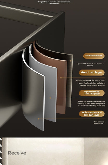 Toilet storage rack, non perforated washbasin, light luxury bathroom, wall mounted toilet, toilet wall storage rack