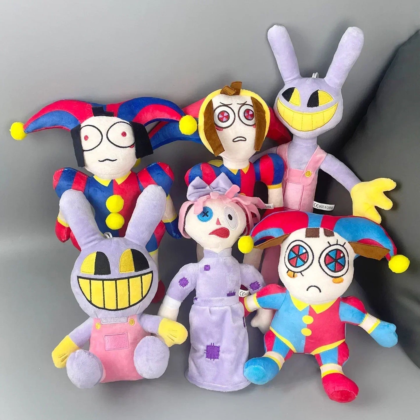 /New Styles The Amazing Digital Circus Pomni Jax Plush Toy Anime Cute Theater Rabbit Doll Cartoon Clown Christmas Kids Gifts