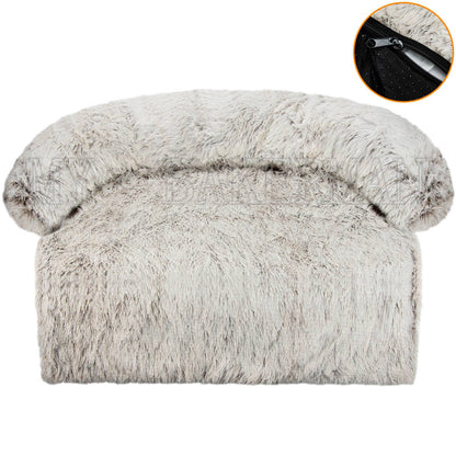 Manta lavável Capa de sofá Cama grande para cães Sofá de pelúcia para cães e gatos Sofá almofada de pelúcia quente para cães e gatos. Inverno