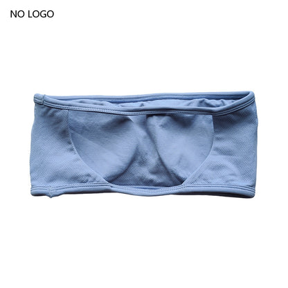 ARFTE Backless Bandeau Sports Bra Gym Women Top Crop Tube Seamless Bras Yoga Tops  Workout Sportswear Push-up Fitness Gym Bra