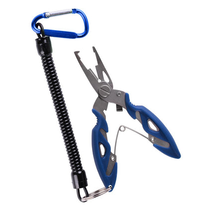 Alicates de Pesca Multifuncionais Ferramentas Acessórios para Bens de Inverno Alicates Torno para Amarrar Moscas Tesouras Conjunto de Linha de Pesca Pinças de Peixe