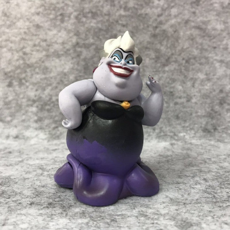 5 pçs Disney Vilões Bonecos de Ação Brinquedos O Rei Leão Scar Úrsula Jafar Malévola Rainha de Copas Boneco Anime Modelo de Pvc Presente