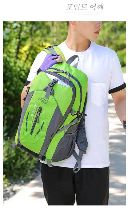 Mochila de Viagem Grande Capacidade Moda Masculina Escalada Esportiva Clássica para Viagem