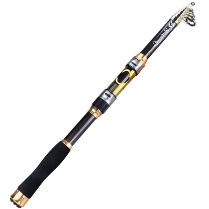 Sougayilang 2.1m-3.6m Spinning Fishing Rod Carbon Trout Carp Telescopic Fishing Pole Lure Fishing Rod Tackle