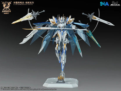 HG 1/144 SNAA SC-002 Titan Greatsword Tristan Kit de Montagem SC-009 Divine Invoker Percival The Round Table Knights Figure