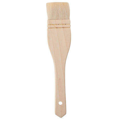 1/6pcs Wood Handle Wool Brush Baking Brush Household Barbecue Brush, Cooking Paint Tools, Hardwood Handles Pastry Brushes
