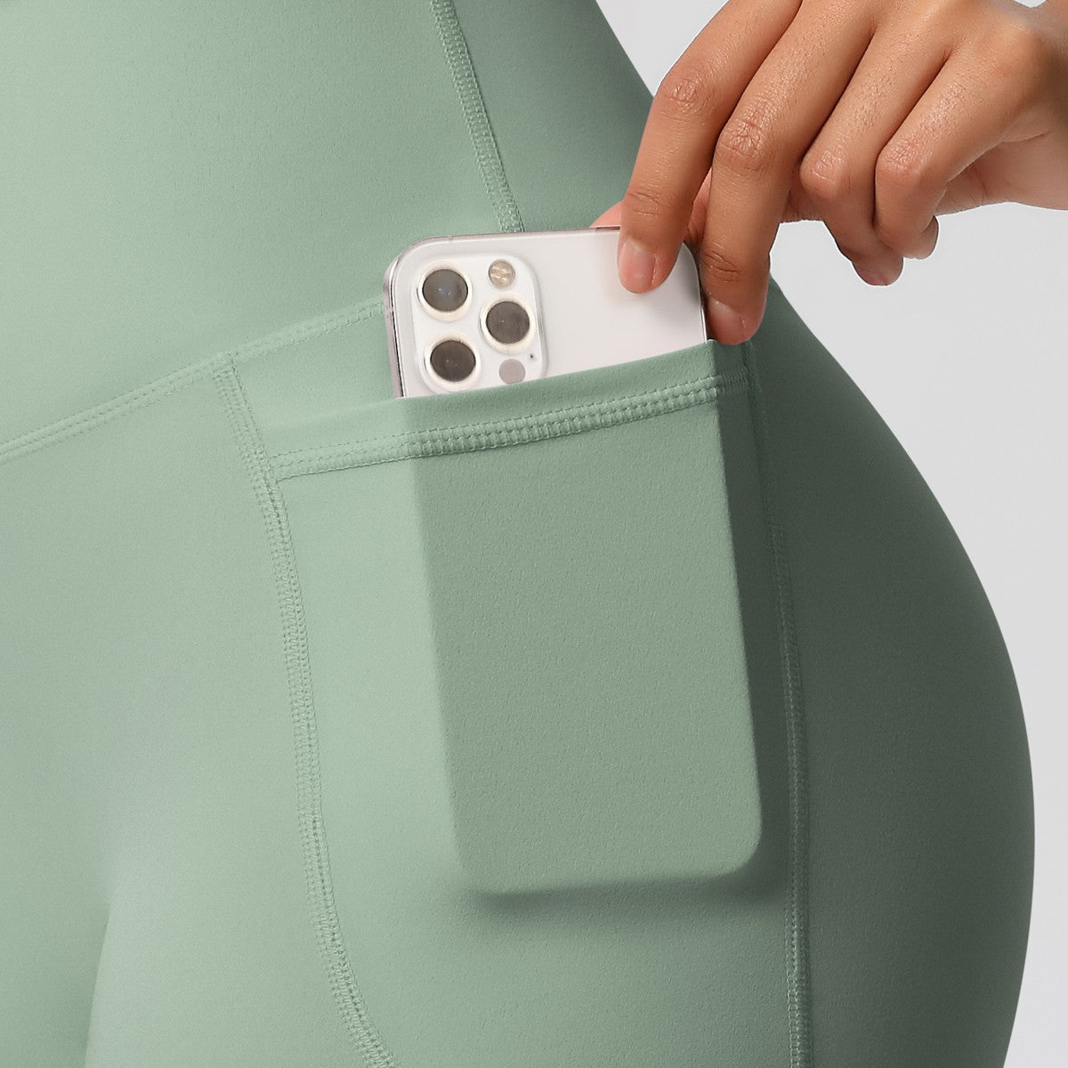 Women Sports Short With PocketedYoga Legging Shorts Squat Proof High Waist Fitness Tight Shorts Quick Drying Cycling Workout Gym