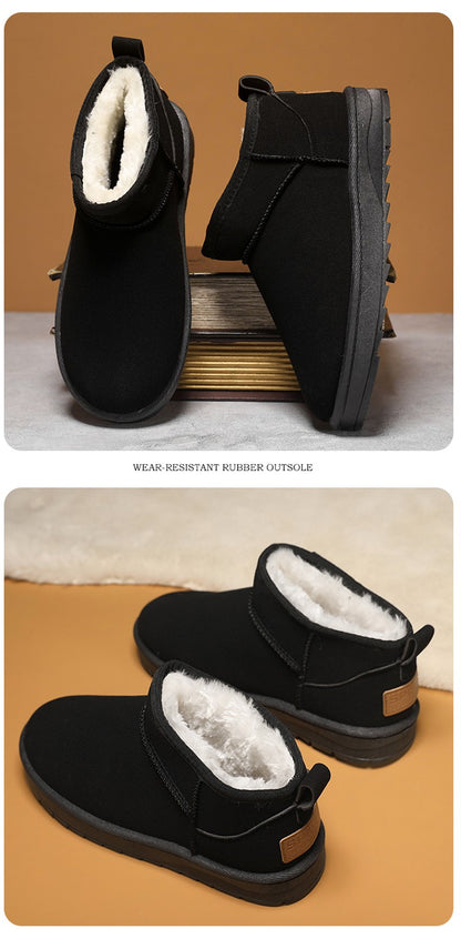 Snow Boots Man Shoes Men Korean Climate Lot Shoes Original High Heel Ankle Boots for You Women Sneakers Brown Boot Mens Shoe