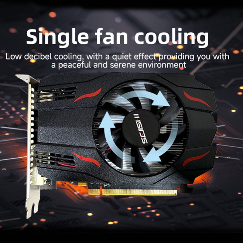 Placa de Vídeo SEJISHI RX 560 4GB AMD Radeon RX560 4GB GDDR5 128Bit 1176MHz Placas de Vídeo para Jogos para PC Desktop
