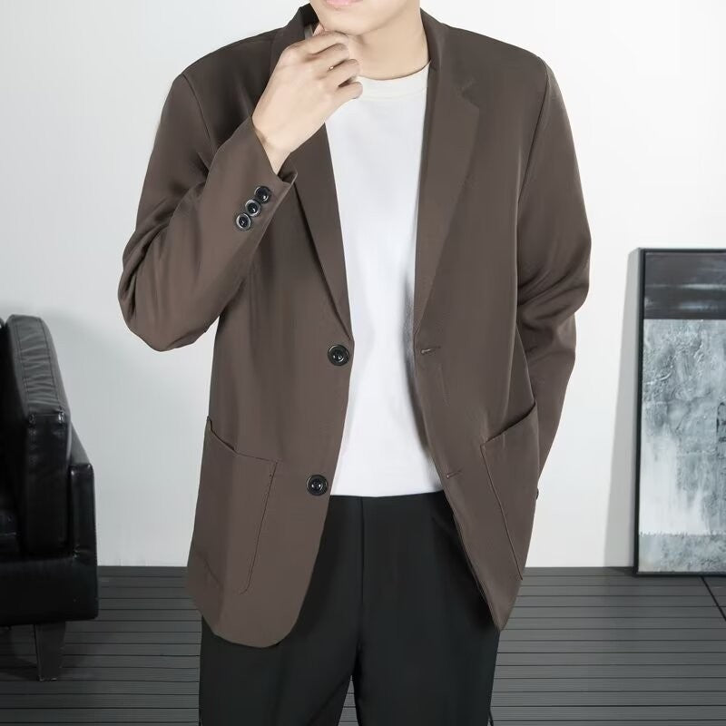 Spring Autumn Men Clothing Suit Jackets Korean Popular Clothes Men Men's Suits Sack Man Dress Male Coat Mens Blazzer Blaser Top