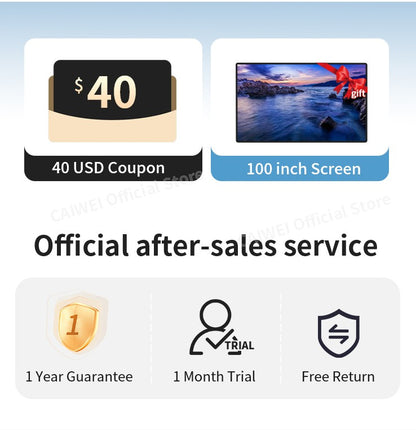 4K Beam Projectors for Movie Auto Focus Correction Smart Android Wifi 1080P Full HD Home Theater Projector Global Version