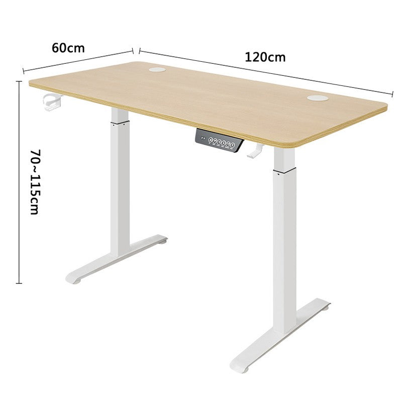 Height Adjustable Desk Motion Electric Sit Stand Up Down Computer Table Lift Motorized Gaming Desktop Modern Home Office Desks