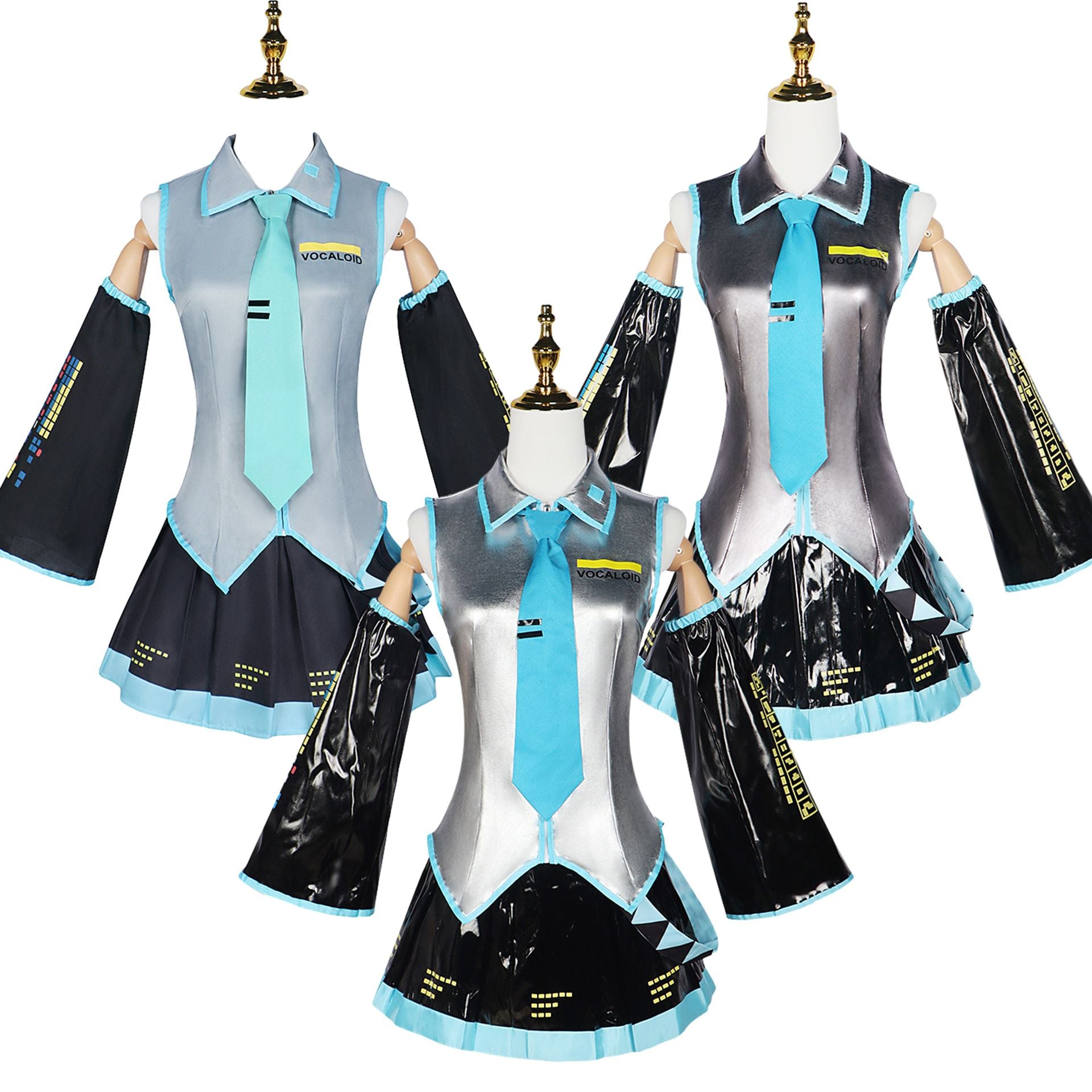 Anime Character Performance Clothes MIKU Anime Clothes Cosplay Clothes JK Skirt Same Suit Wig Accessories Halloween