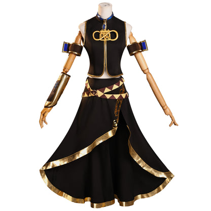 Anime Megurine Cosplay Costume Wig Luka Christmas Halloween Party Clothing