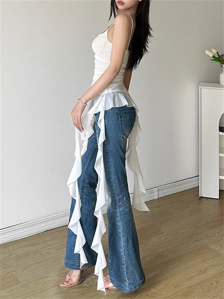 Nibber 2024 Summer Sisters Party Gradient Retro Ruffles Sweet Gentle Sexy Hot Co