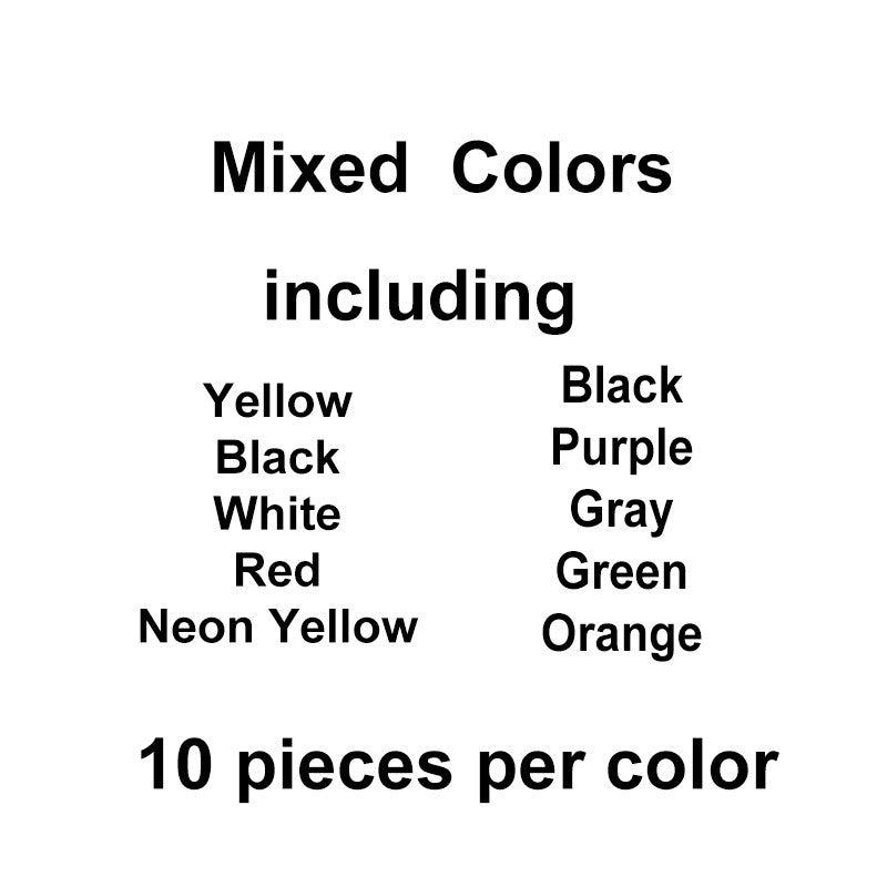 100pcs Colorful Neon Paper Wristbands Mixed Multicolor Waterproof Bracelet charms for Events Festivals,non-custom