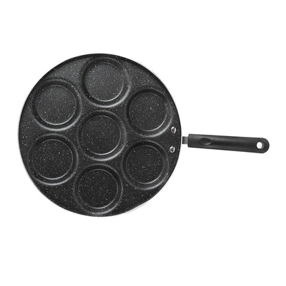 7 Holes Frying Pan Non Stick Fried Eggs Cooking Pan Burger Mold Household Kitchen Cookware