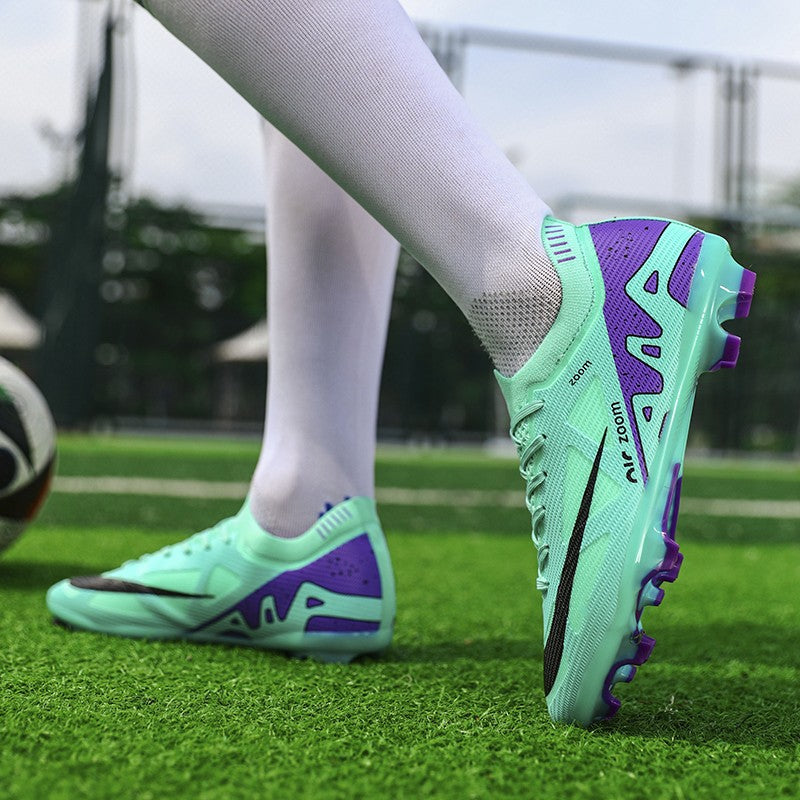 Men Football Shoes Cleats Outdoor Grass Society Training Match Football Field Boots Resistant Studded Soccer Shoes Sport Wear