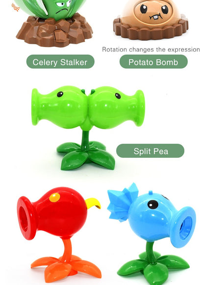 PLANTS VS ZOMBIES 2 Toys Full Set New Role Pea Shoote Alliance Bullet Ejection Attack Walking Dead Children's Gifts Delivery Bag