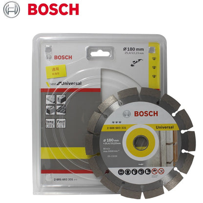 Bosch Discos de Corte Diamantados Universais Lâminas de Serra Circular de Mármore para Cortar Pedra Concreto Reforçado Rodas de 105/110/125/180mm