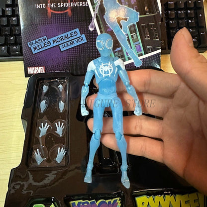 Boneco de Ação Miles Morales Sentinel Sv Modelo Homem-Aranha Marvel Homem-Aranha no Aranhaverso Boneco Colecionável Peter Parker