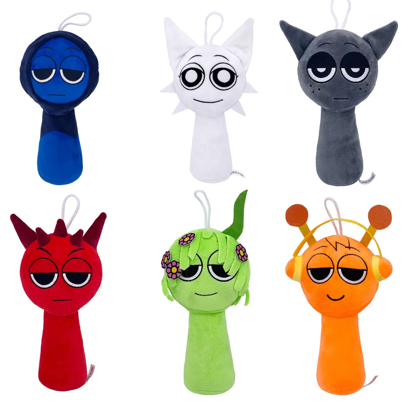 Sprunki Plush Toys Sprunki Plush Doll Sprunki Game Cartoon Pillow Kids Birthday Gifts Stuffed Dolls Christmas Gift