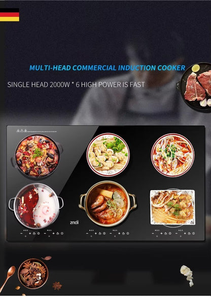 Induction Cooker Factory Cheap Price Quality Kitchen Appliances Slim 6 Burner Induction Cooker Cooktop