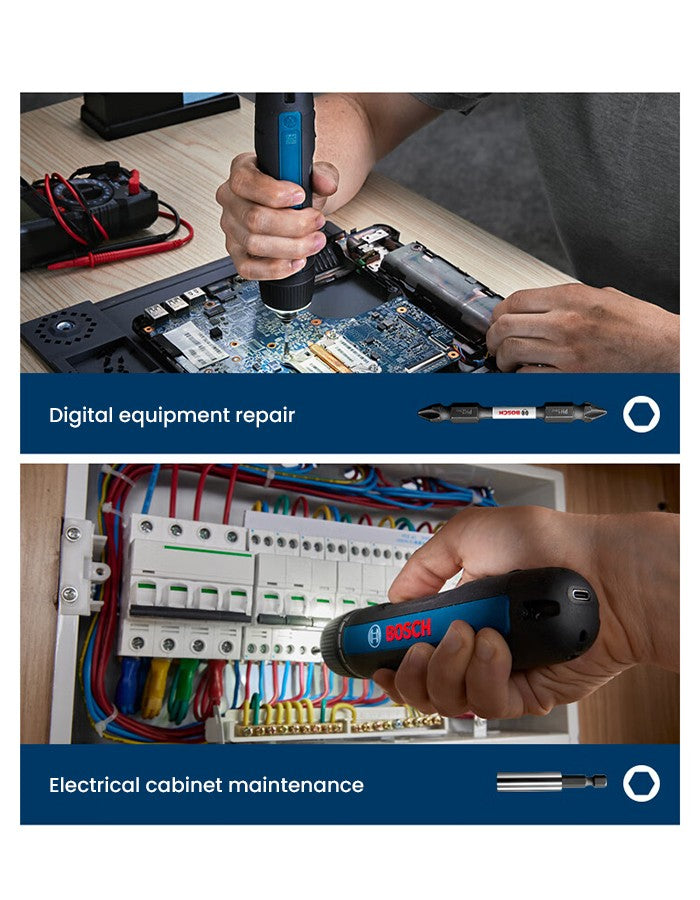 Parafusadeira Bosch GO 3 Elétrica Conjunto 3.6V 5Nm Mini Furadeira Sem Fio Recarregável Chave de Fenda Ferramenta Elétrica Multifuncional Bosch