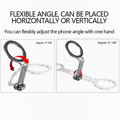 2025 Magnetic Cold Shoe Phone Holder Adapter with 1/4" Screw Magsafe Phone Tripod Mount for iPhone 16-12 DSLR Camera Monitor
