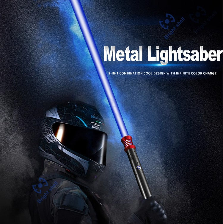 Metal Lightsaber Sword Toys RGB Light Saber 15Color Change Kids Soundfonts Force FX FOC Blaster Toys Jedi Sword Gift