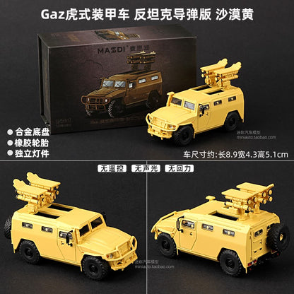 Masdi 1/64 Scania 770S V8 Caminhão Howo HW1006 Militar Verde Liga de Carro Modelo Miniatura Coleção Diecast Enfeite Modelo Hobby Brinquedo