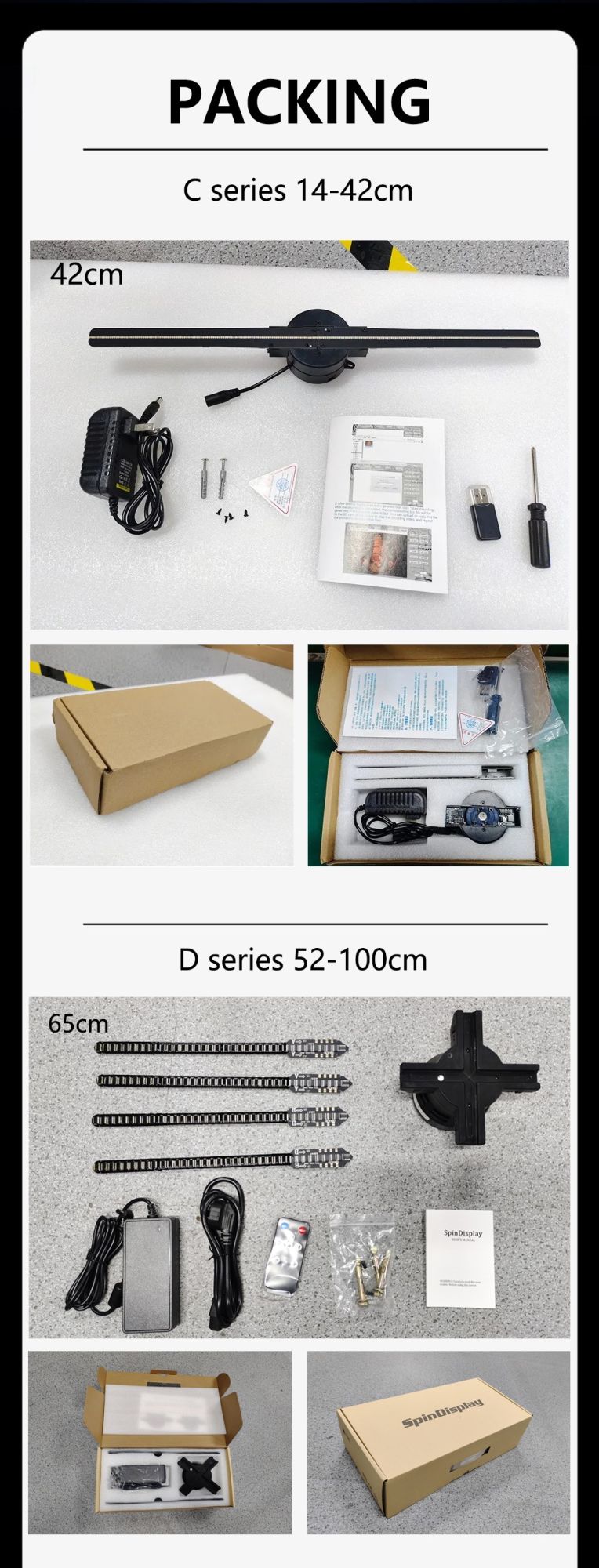 Hologram 3D Ventilador Fan Advertising Display Luces Led light Sign Holographic Player Support Images Video Draw Audiences