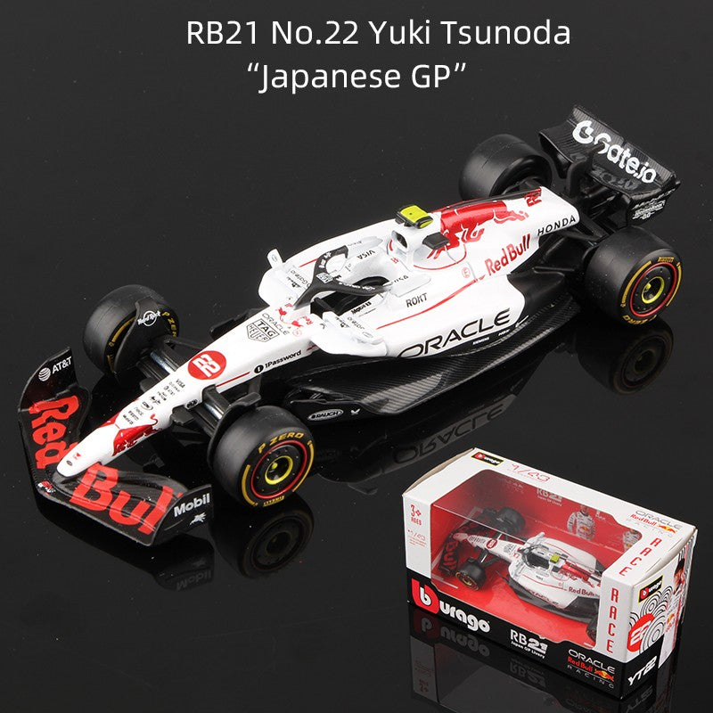 Bburago 1:43 2025 F1 Carro de Liga Modelo Fórmula Corrida Miniatura Brinquedo SF25 RB21 W16 MCL39 Red Bull Mercedes Ferrari McLaren
