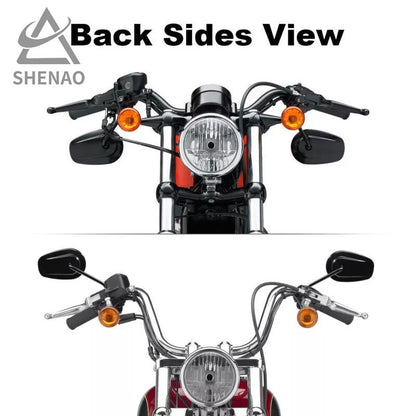 Espelho Retrovisor de Moto Adequado para Harley Série Xl883/1200/x48 Gv300 Honda Cm500 Acessórios de Espelho Retrovisor Modificado