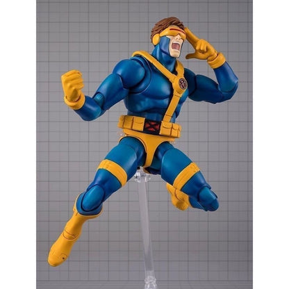 Genuine BANDAI S.H.Figuarts X-Men Scott Summers Cyclops GAMERVERSE Anime Action Figure Modelo Colecionável Presente Infantil
