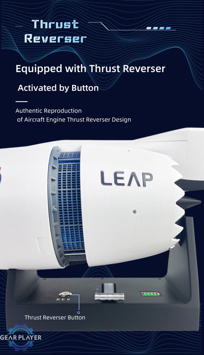 Boeing 747 Turbofan Engine Model Electric Fan Cool Boutique Collection Aircraft Engine Kit for Display and Educational Use