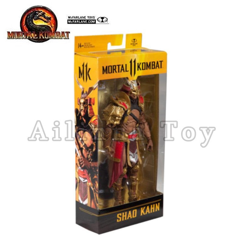 McFARLANE Boneco de Ação Mortal Kombat XI Shao Kahn 7 polegadas Modelo de Anime para Presente