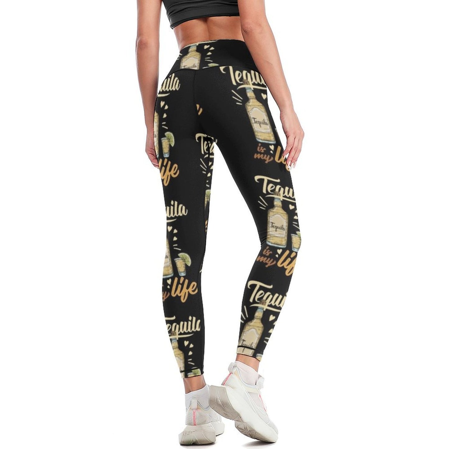 Tequila is my Life Leggings Women's sportswear sports for push up legging pants raises butt Fitness woman Womens Leggings