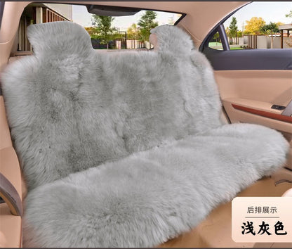 1 Peça Quente Pelúcia Capas de Assento de Carro Universal Longa Lã de Pelo Capa de Assento Dianteiro de Carro Protetor Almofada Tapete para Acessórios de Carro Almofada de Assento de Carro