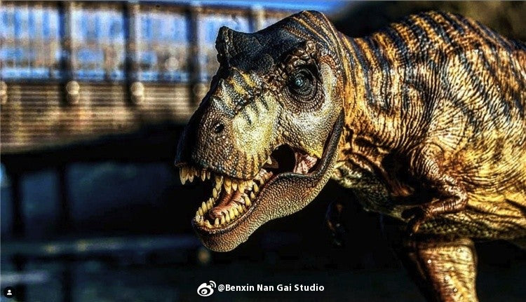 Tiranossauro Rex Eterno Rei Dinossauro Adulto e Infantil Modelo de Brinquedo Figura Enfeite de Mesa Coleção Presente de Festival Surpresa